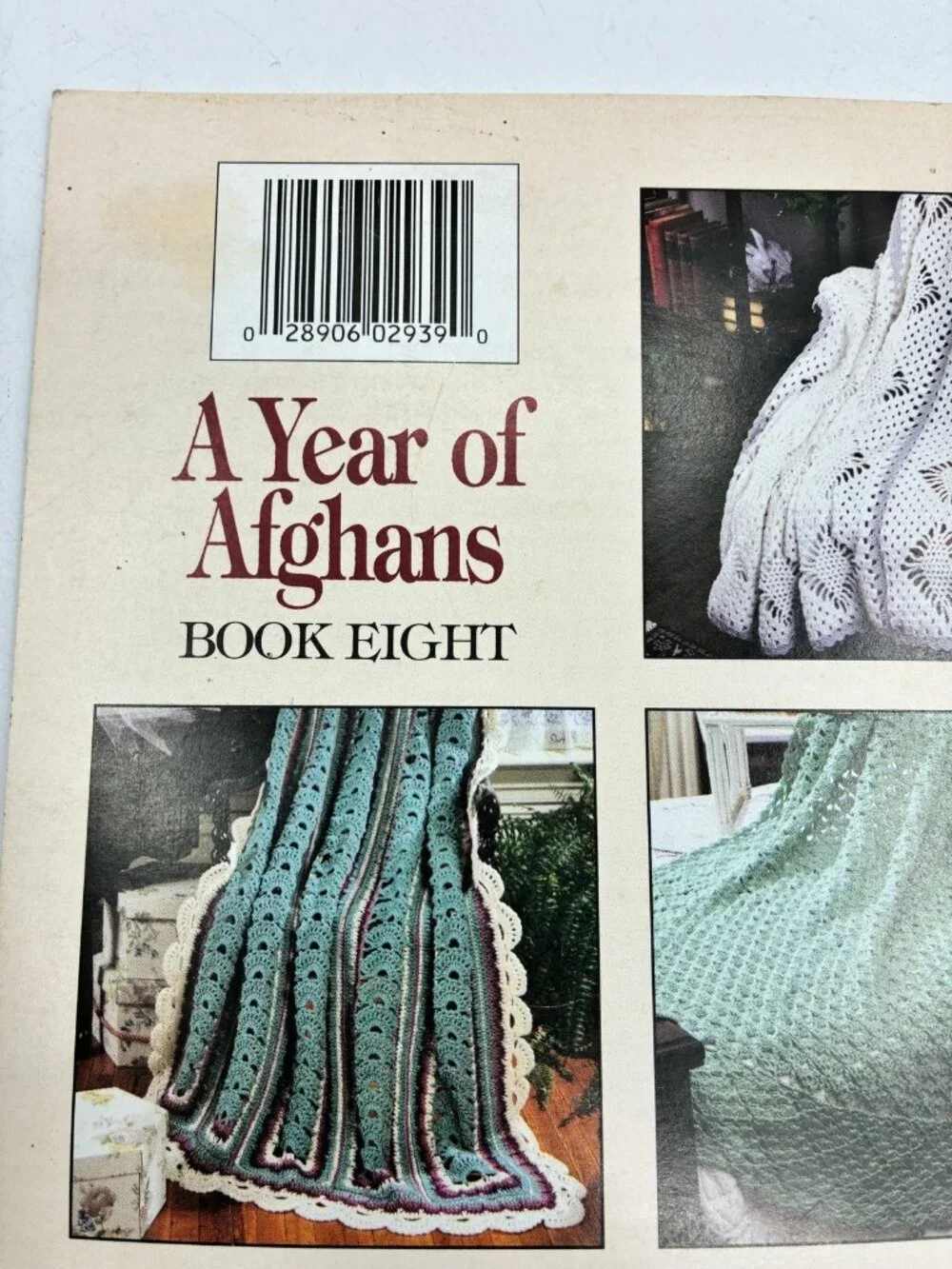 Leisure Arts A Year of Afghans Book Eight Crochet Pattern Leaflet 12 Designs
